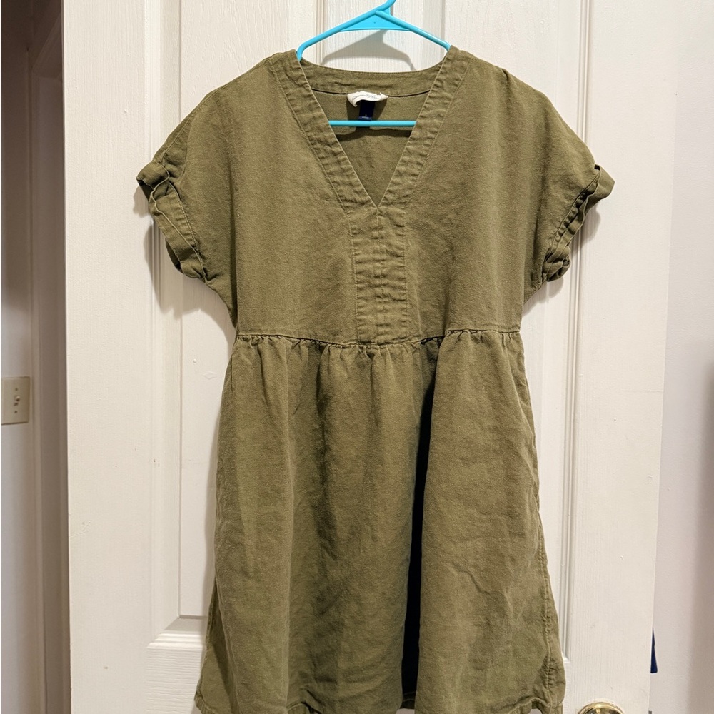 Universal Thread Casual Dress in Olive Green
